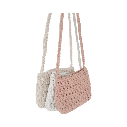 Crochet crossbody bag