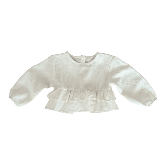 Frill Top - White