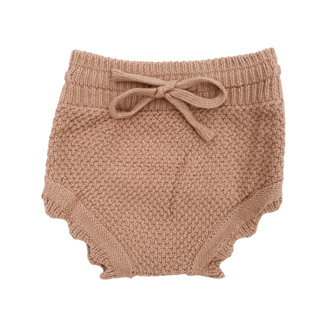 Meadow Knit Bloomers - Rosebud